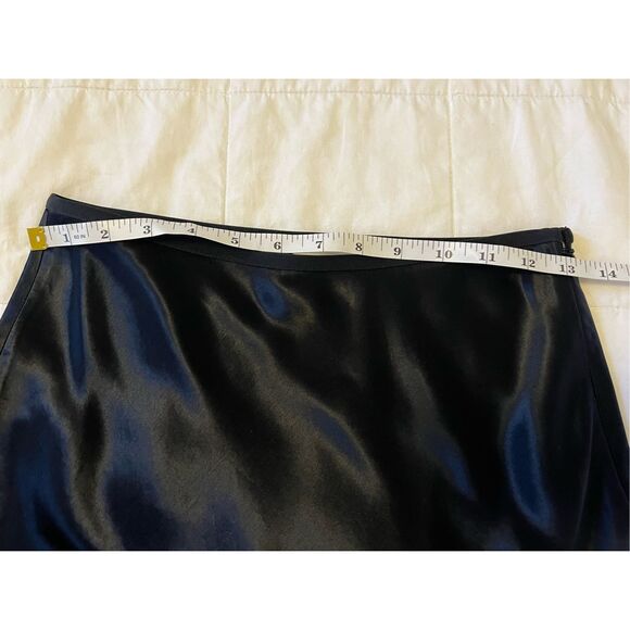 Arket Black Satin Midi Skirt - Picture 11 of 15